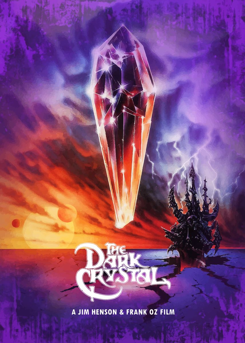The Dark Crystal' Poster, picture, metal print, paint by Bo Kev