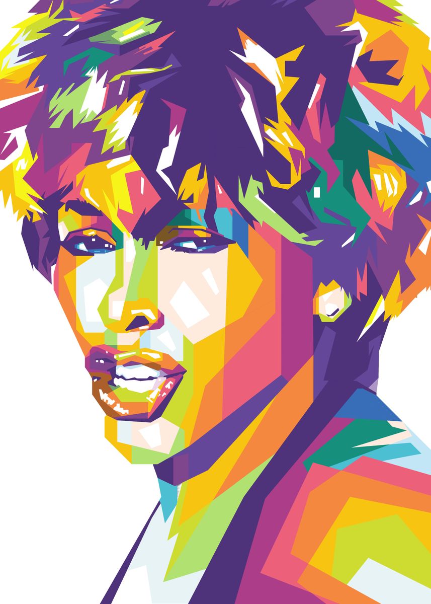 Tina Turner' Poster by Sherlock Wijaya | Displate