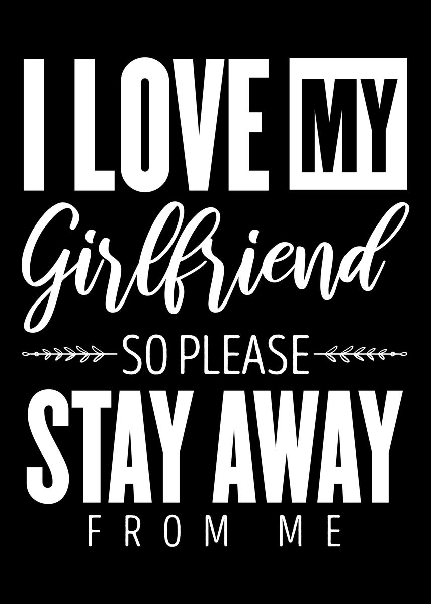 'girlfriend' Poster by Hexor Displate