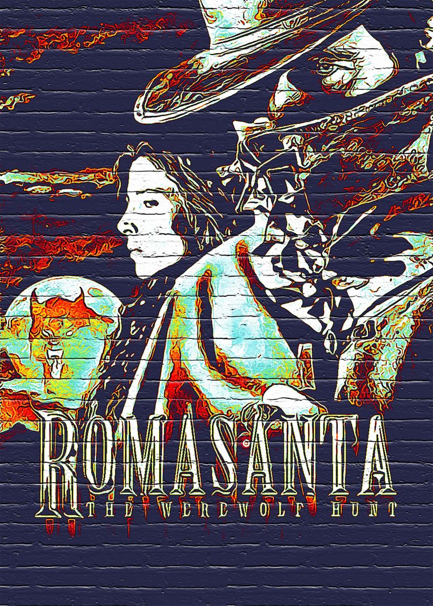 'Romasanta' Poster, picture, metal print, paint by Zain Brookes | Displate