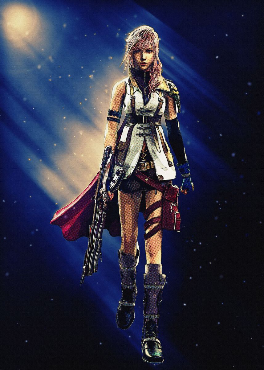 Lightning Ffxiii Poster By The Poster Displate