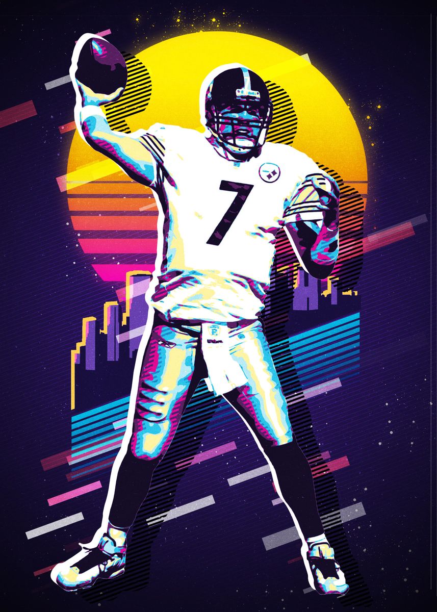 'Ben Roethlisberger' Poster, picture, metal print, paint by savage ...