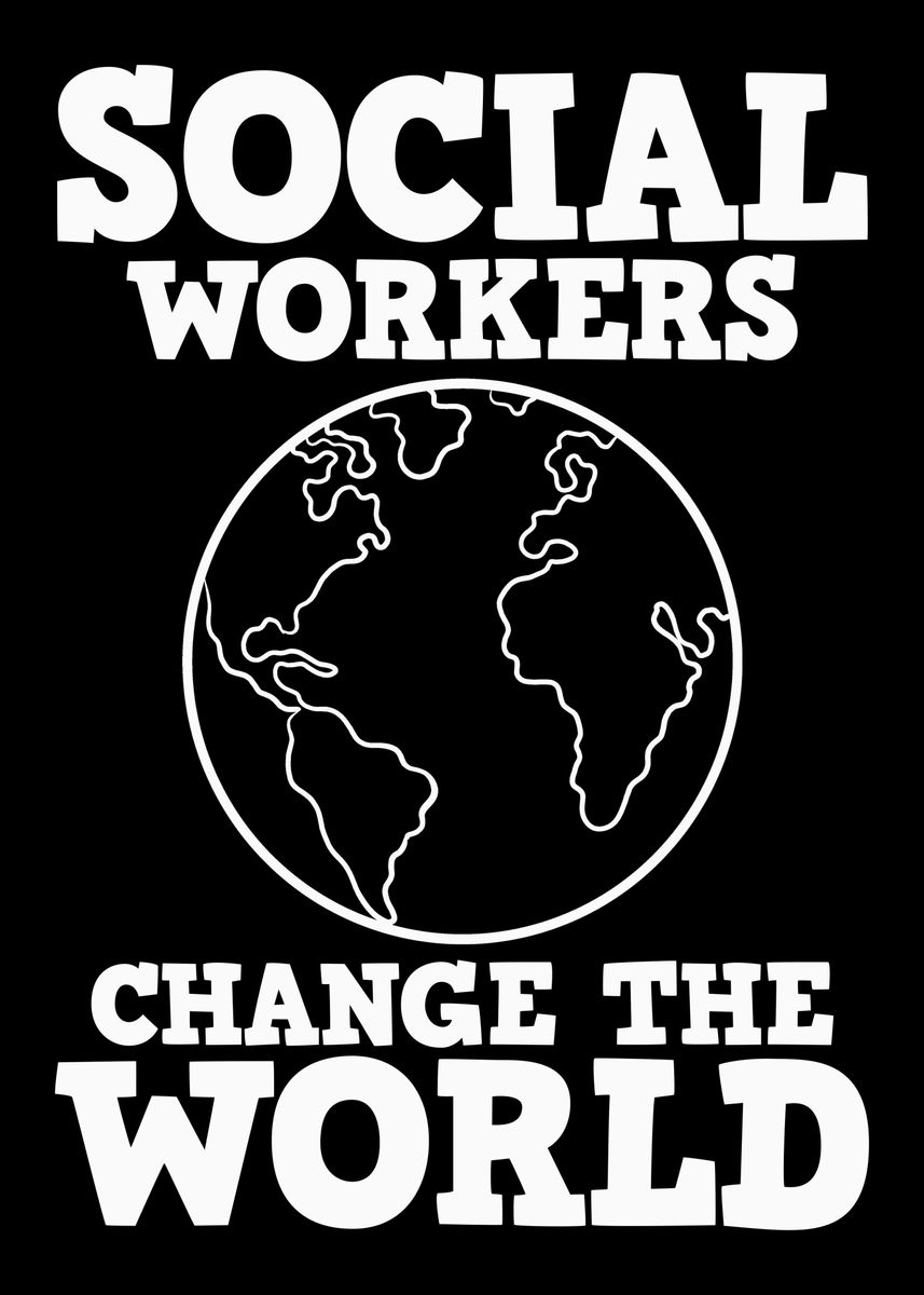 'Social Worker' Poster, picture, metal print, paint by BLVCKPLATE ...