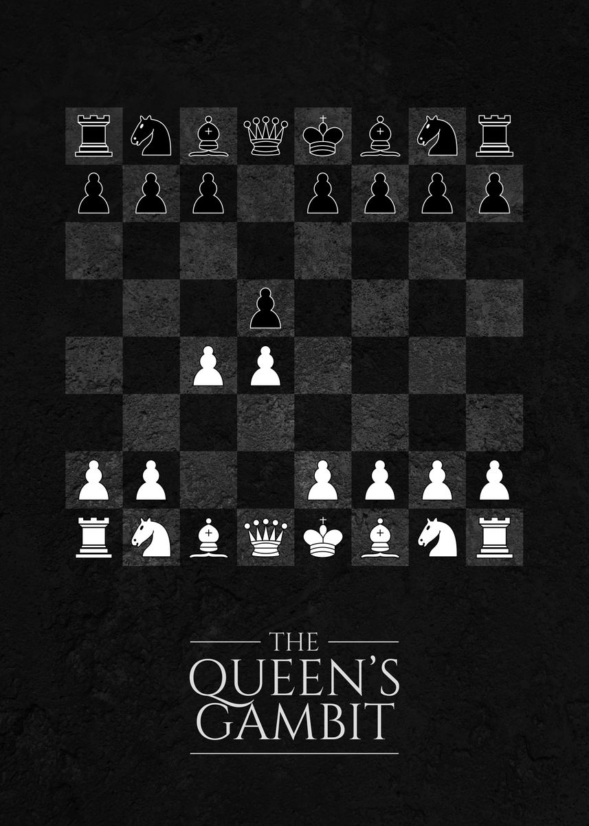 Black Queen Most Powerful Piece In The Game Chess Poster