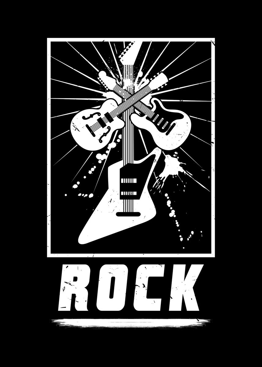 'Rock' Poster by bananadesign | Displate