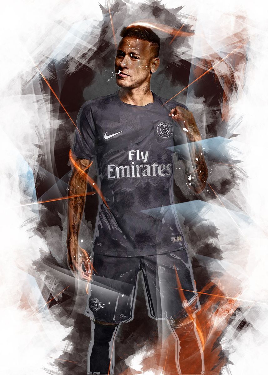 'Neymar JR ' Poster by Mcgilvery Colby | Displate