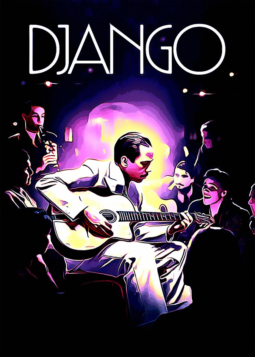 'Django' Poster, picture, metal print, paint by Kaye Luca | Displate