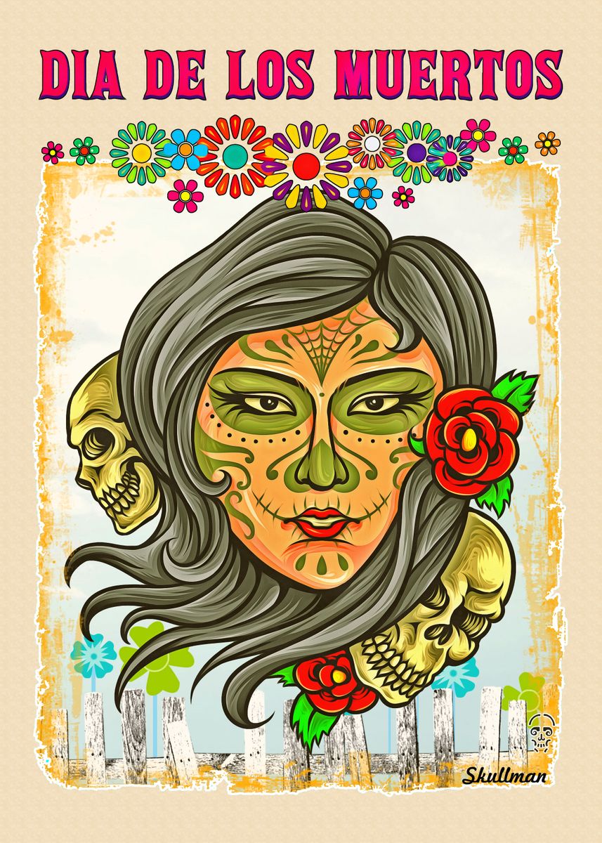 Catrina Sugar Skull Art Poster Picture Metal Print Paint By John   A6dd21d223cf4b7cee74be26893b021f 4646fbc2e2be305c8b4cae5b6cd4b61b 