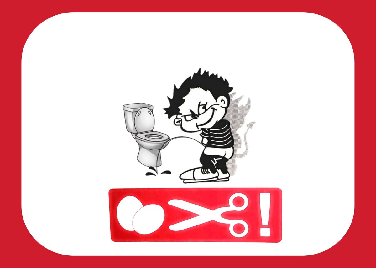 'Toilets ' Poster by Dawid Janiszewski Displate