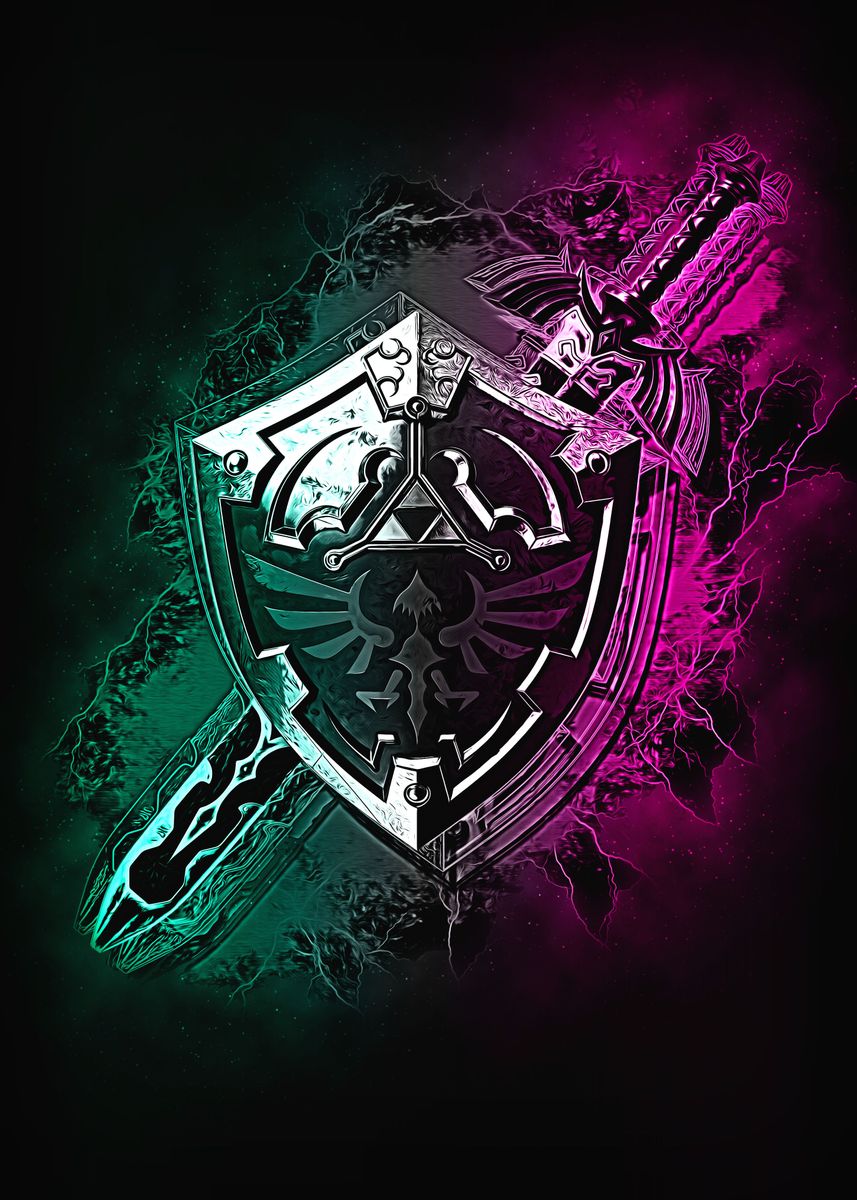 'THE LEGEND OF ZELDA' Poster, picture, metal print, paint by Malthuf de