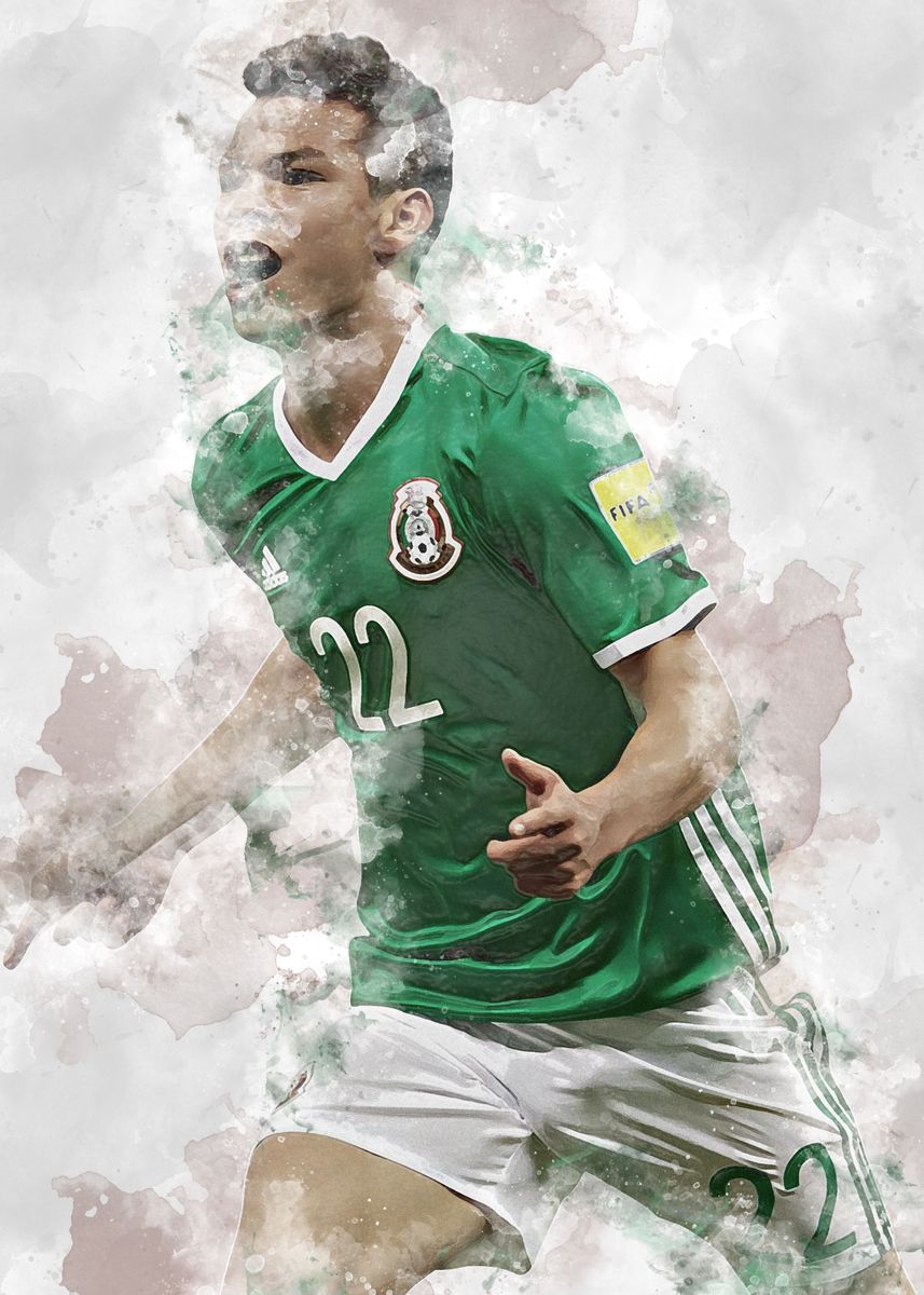 'Lozano' Poster, picture, metal print, paint by Pierre Yeldell Displate