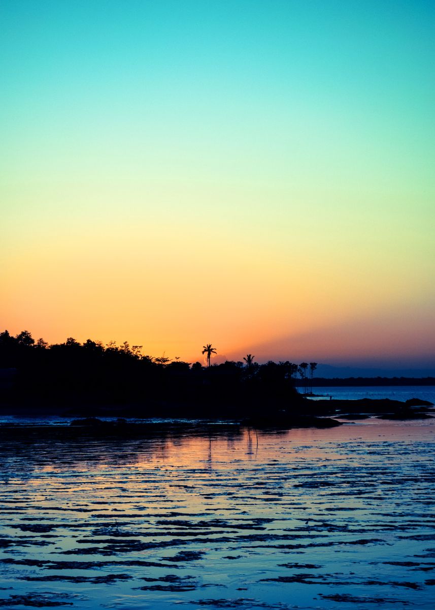 Smooth Color Sunset 'Sunset Smooth' Poster, picture, metal print, paint by Swaily ...