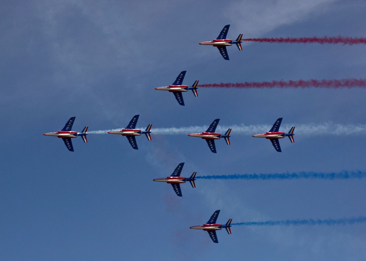 'Patrouille de France' Poster by Stardust | Displate