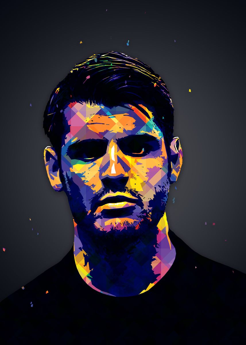 'Alvaro Morata 9' Poster, picture, metal print, paint by Stephanie ...