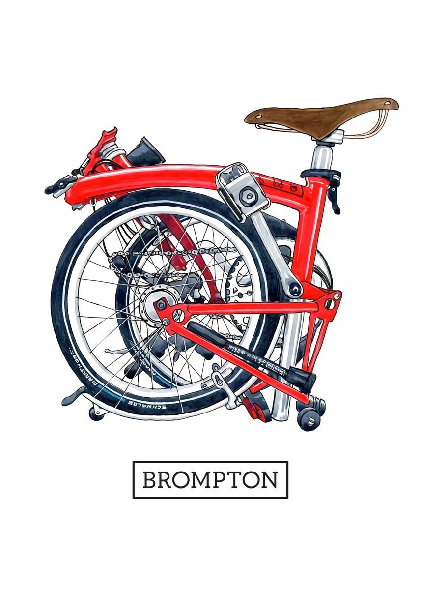 brompton folding bicycle
