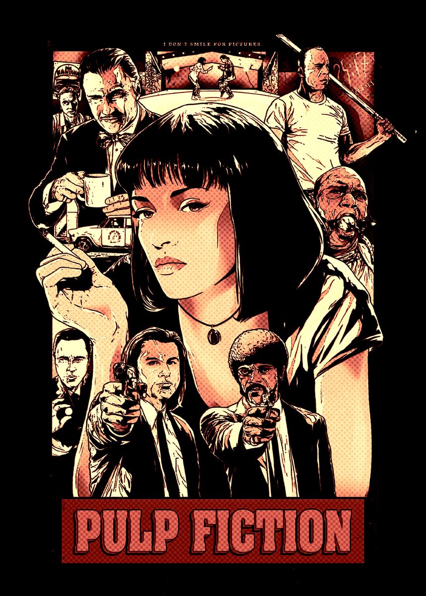 'PULP FICTION ' Poster by boys | Displate