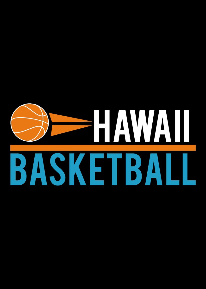 'Hawaii Basketball' Poster by John DonJoe Displate