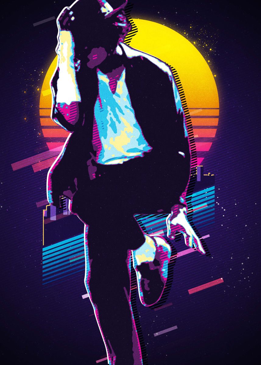 'Michael Jackson ' Poster, picture, metal print, paint by San Creative ...