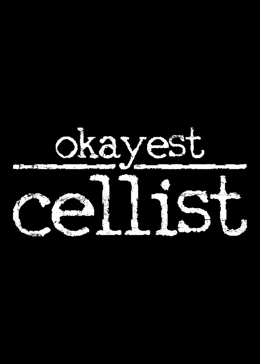 Cellist Cello Player Poster By Blvckplate Displate 4571