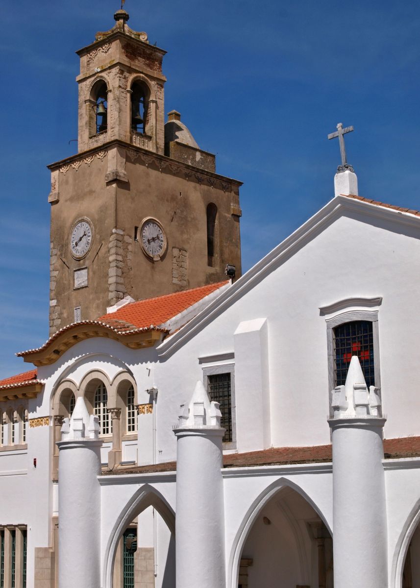 'Santa Maria Church Beja' Poster, picture, metal print, paint by ...