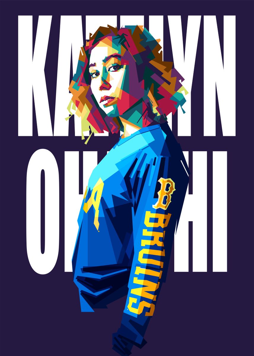 'Katelyn Ohashi' Poster by Fill Artwork Displate