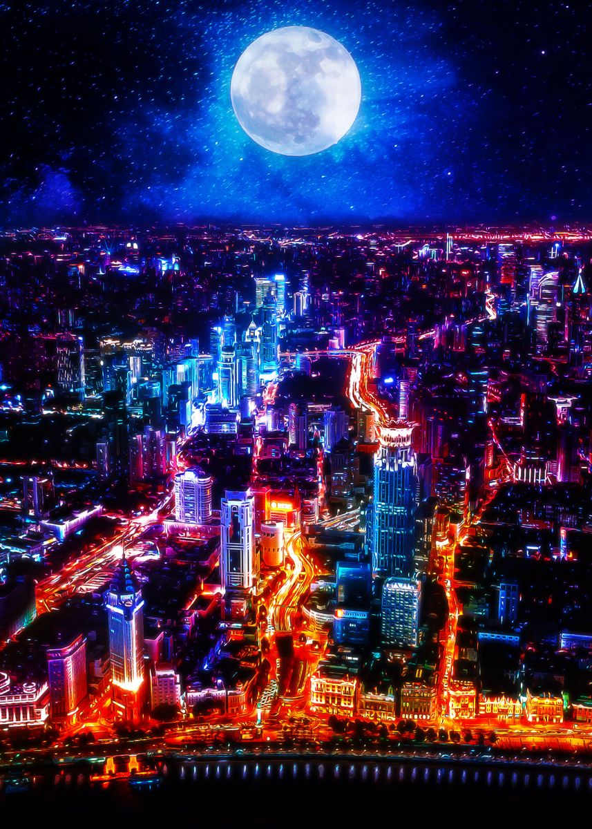 'The Horizon' Poster by Patrick Geiss | Displate