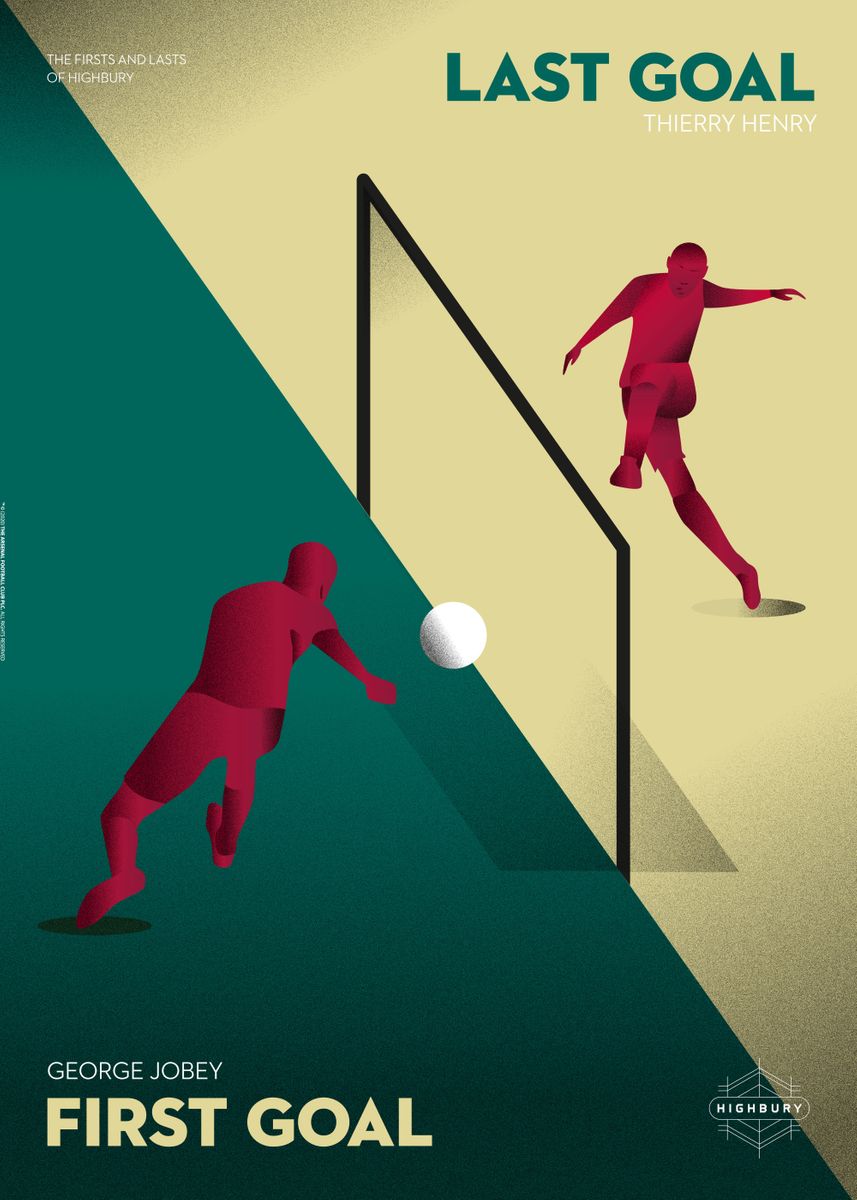 'Highbury Goalscorer' Poster by Arsenal  | Displate