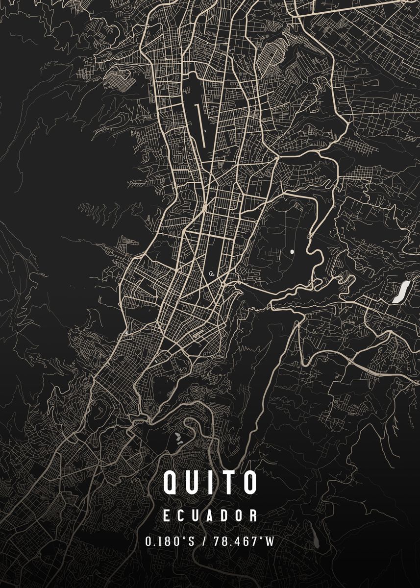 'Quito Ecuador' Poster by Five Senses Art Displate