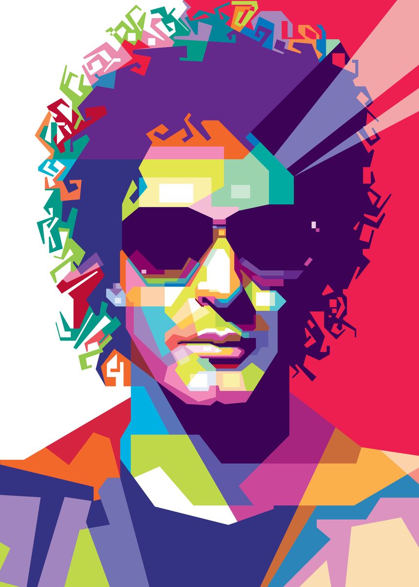 'Gustavo Adrian Cerati' Poster, picture, metal print, paint by Limada ...