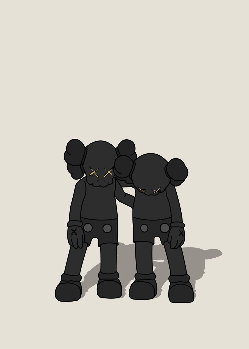 Kaws Along The Way Black