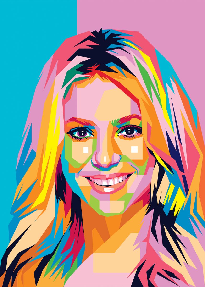 Shakira ' Poster by Colarcolor | Displate