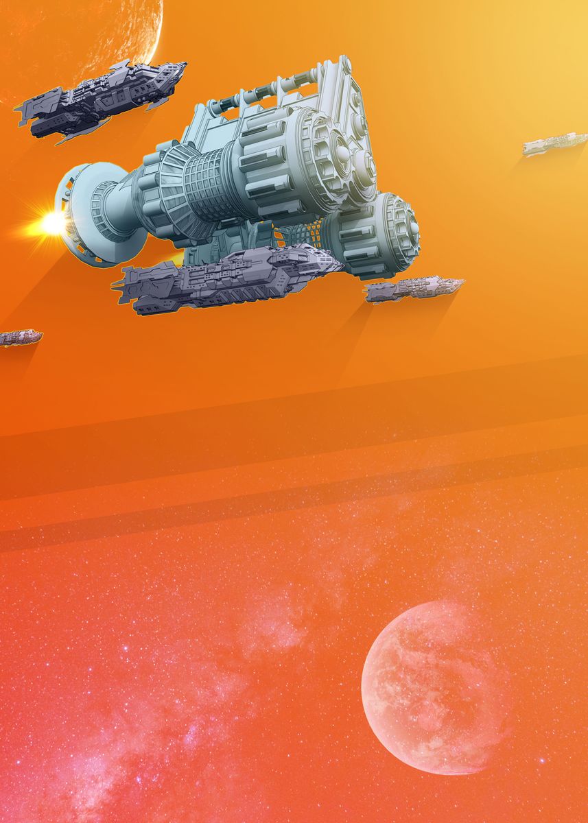 'SPACE KINGS VOL 1' Poster by CHAOS STUDIO Displate