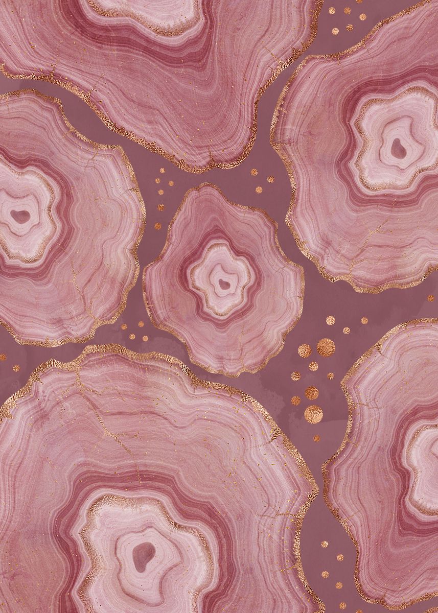 'Agate Pattern Tile 06' Poster, picture, metal print, paint by Aloke ...