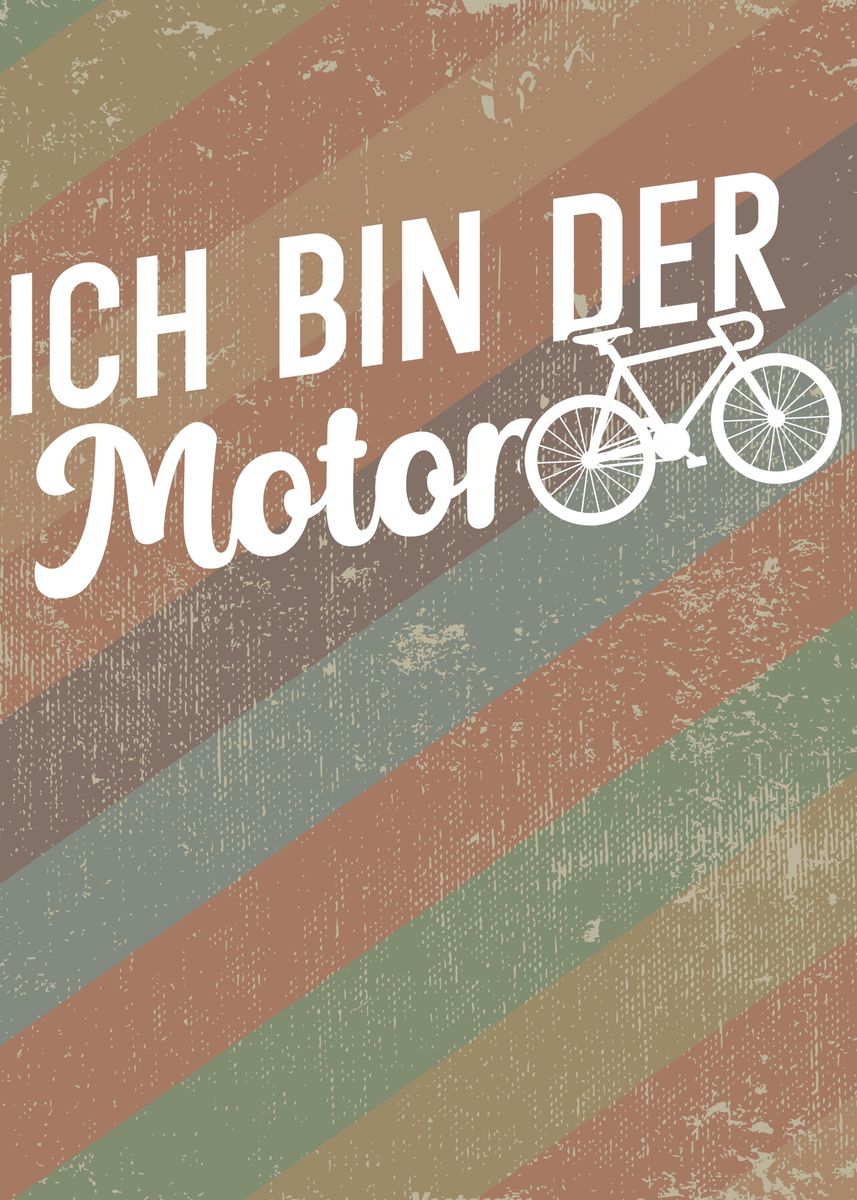 'Fahrrad Radtour Rennrad' Poster by maxdesign Displate