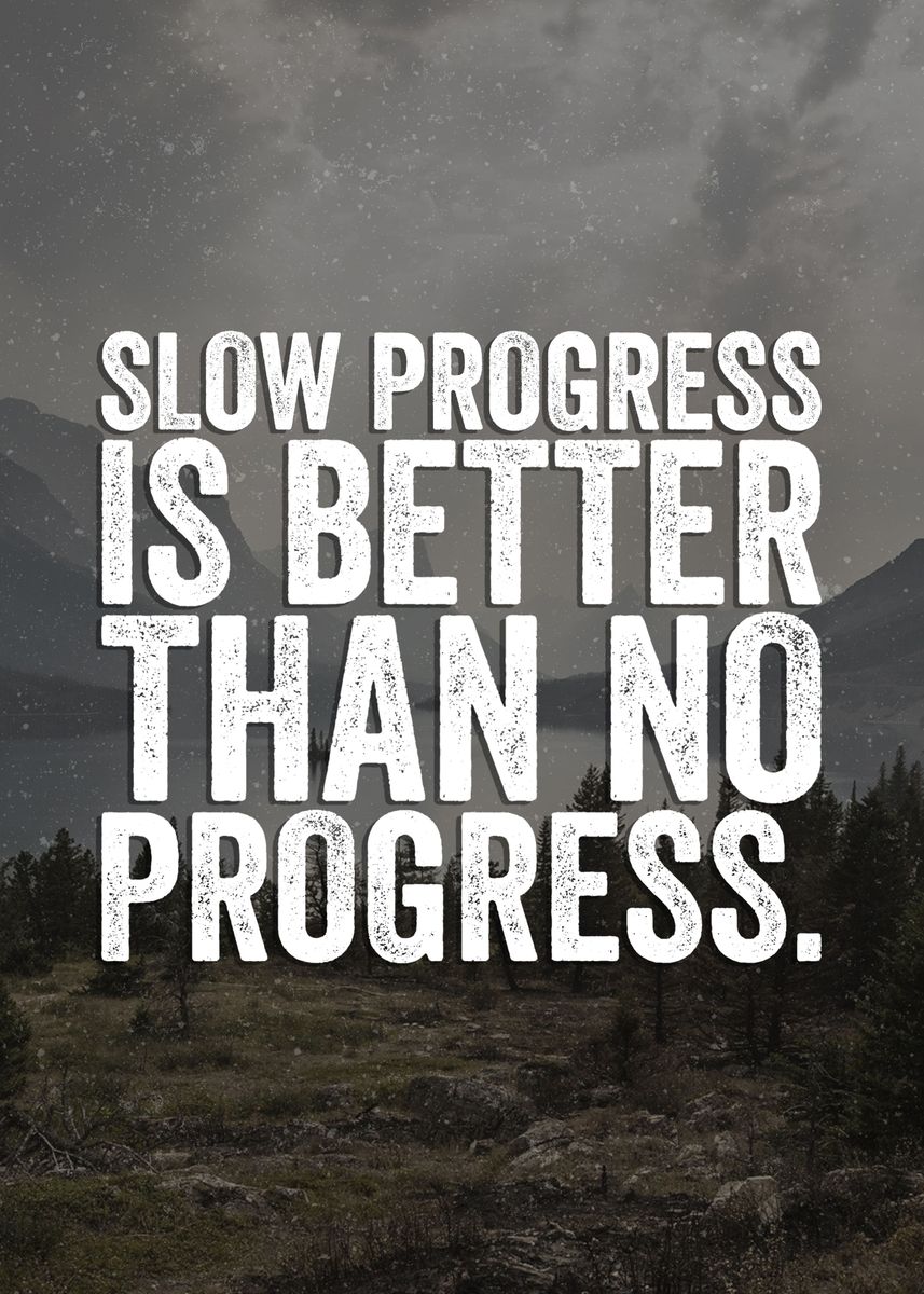 'Progress' Poster, picture, metal print, paint by PosterWorld | Displate