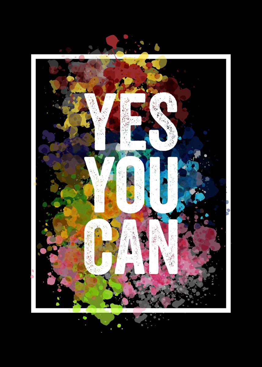 Yes you can Affiche