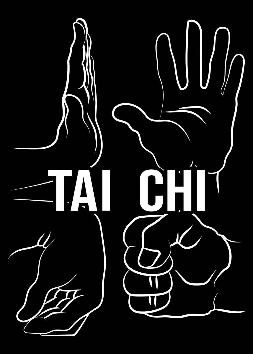 'Tai Chi Martial Art Gift' Poster by QQnicorn | Displate