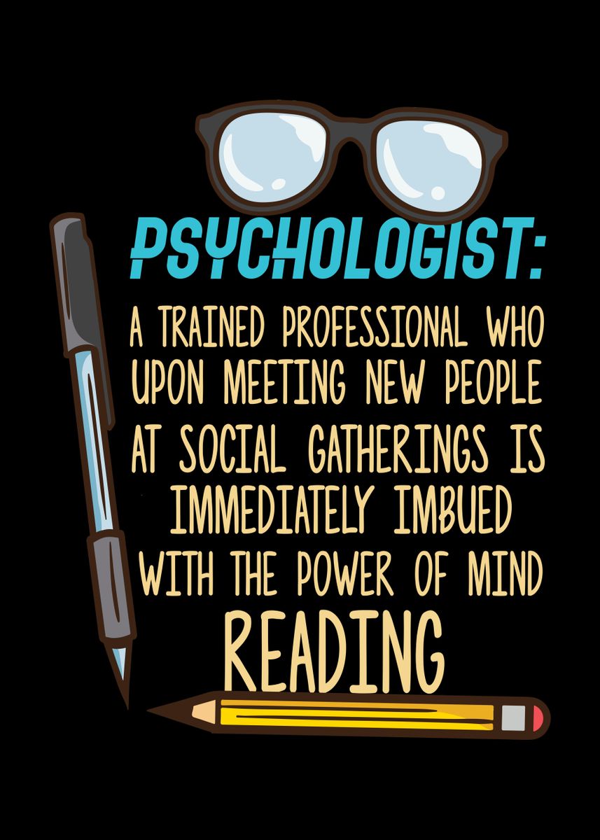 'Psychologist Definition' Poster by Shiva121 Displate