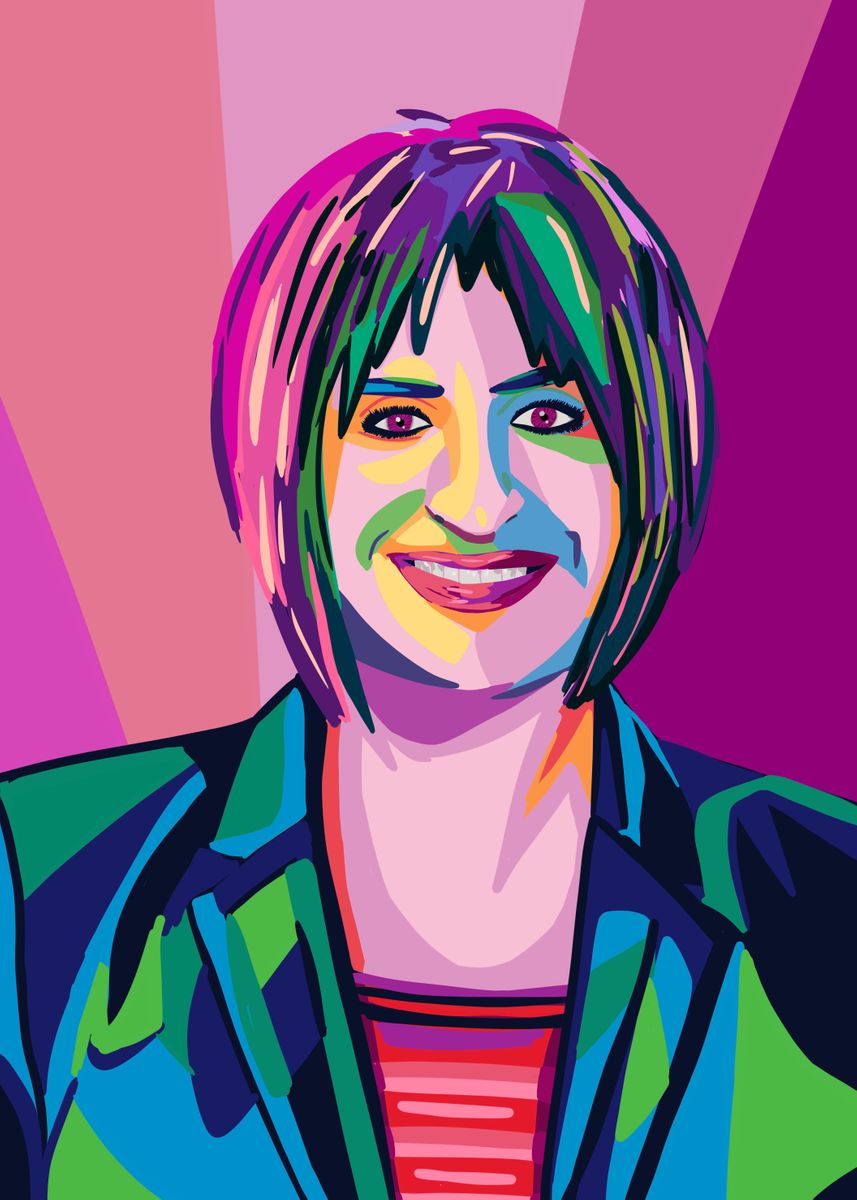 'patti Lupone Colors' Poster, Picture, Metal Print, Paint By 