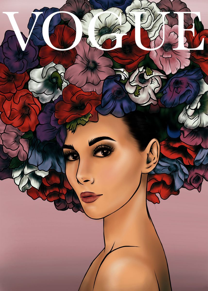 'Vogue' Poster by Alex Tsoncheva Displate