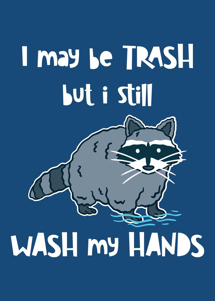 Trash Panda  Cute cartoon drawings, Trash panda, Cute animal quotes