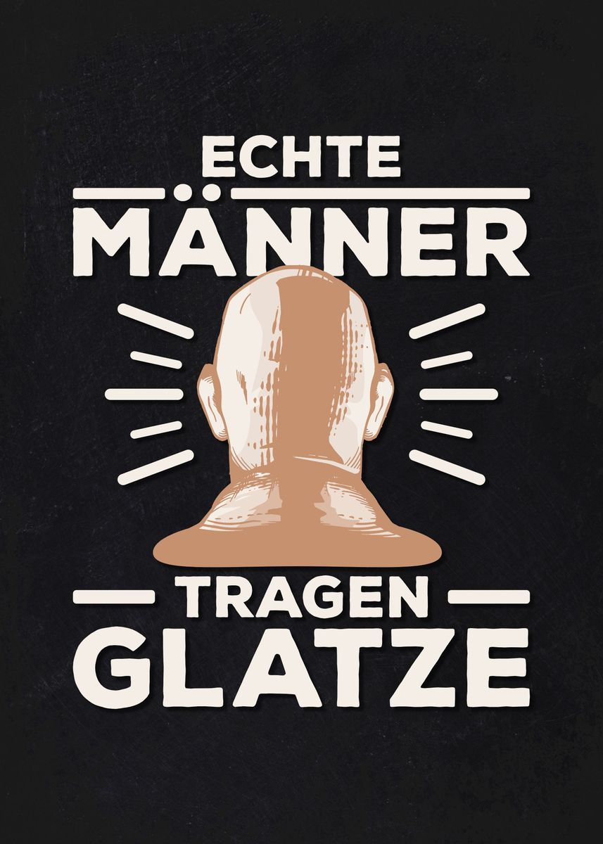 Gutaussehende männer mit glatze