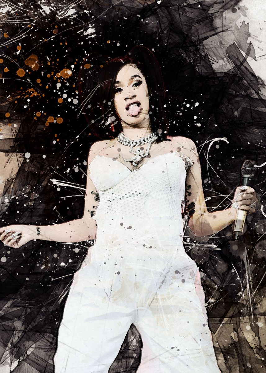 'Cardi B' Poster by OOM TEAM | Displate