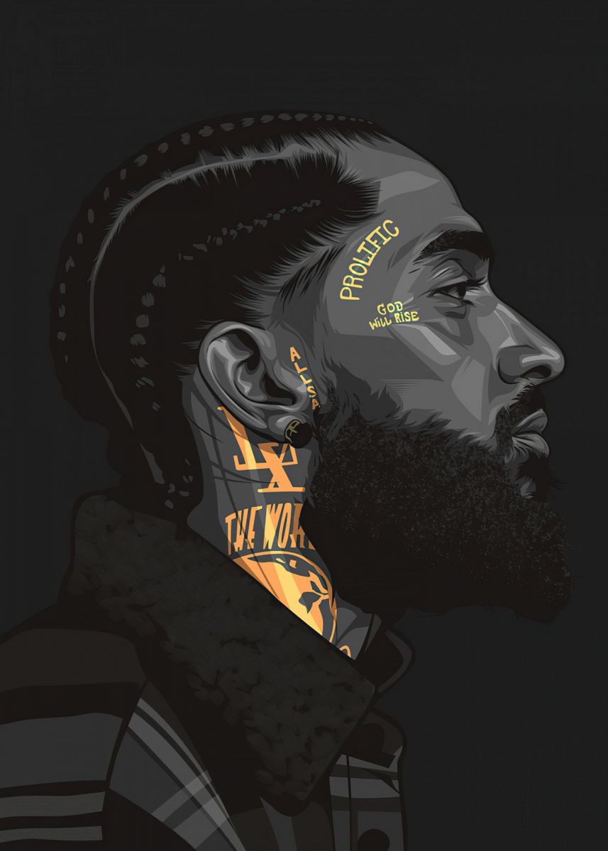 Hustler by Bart Cooper | Nipsey Hussle Art