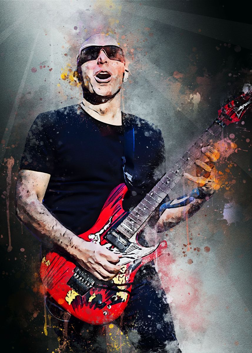 'J Satriani best guitarist' Poster by Muhammad Irsan | Displate