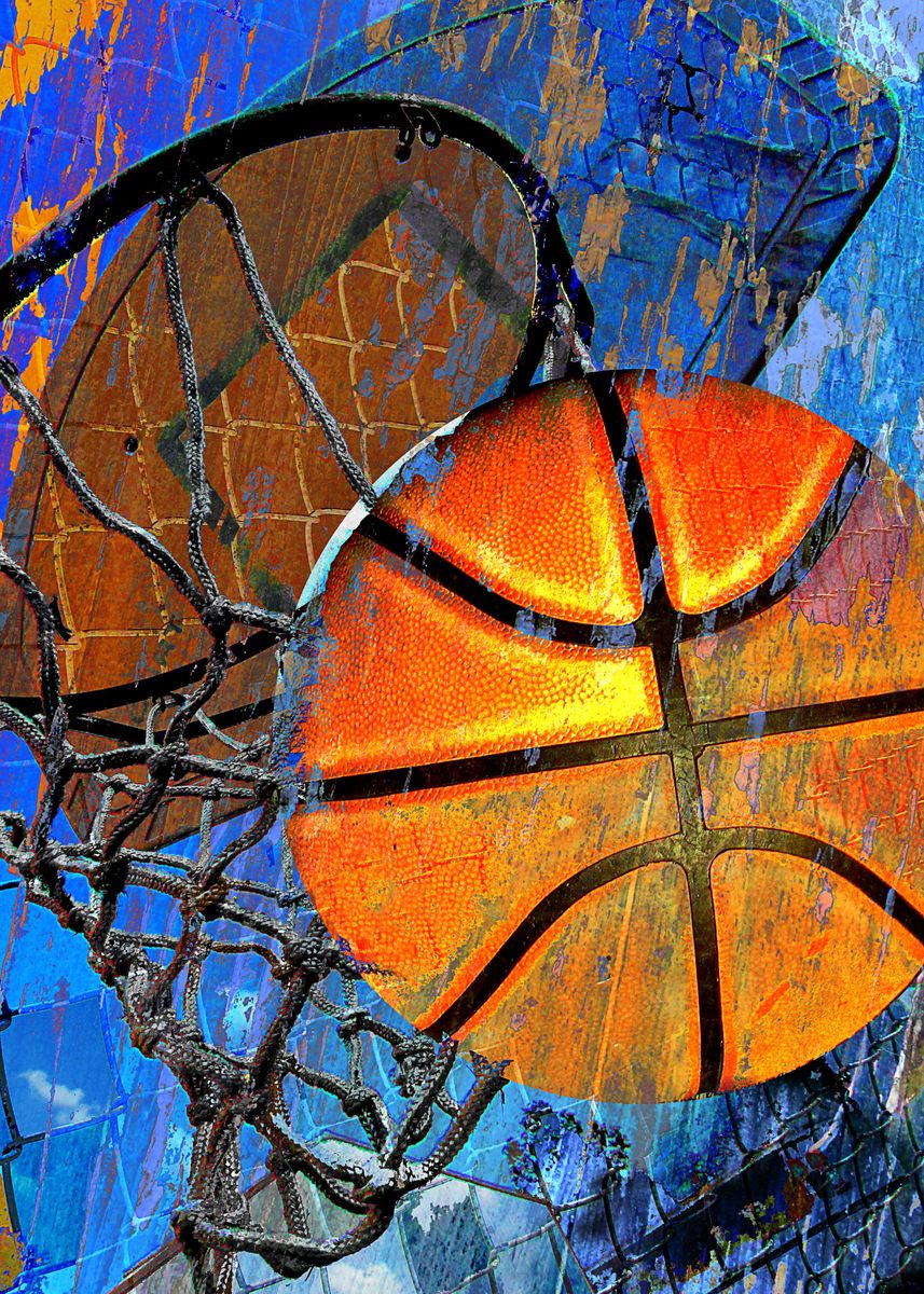 'Basketball art print s 133' Poster by takumipark Displate