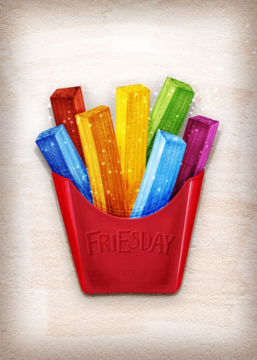friesday-is-the-best-day-poster-by-julia-kexmoment-gundlach-displate
