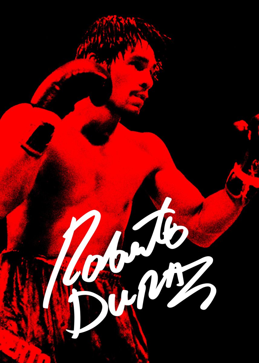 Boxing Boxer Roberto Duran' Poster by Team Awesome | Displate