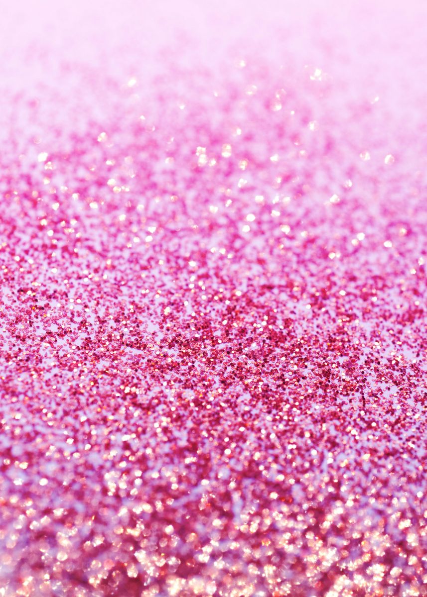 'Pink Mermaid Glitter Glam ' Poster by Anita's & Bella's Art | Displate