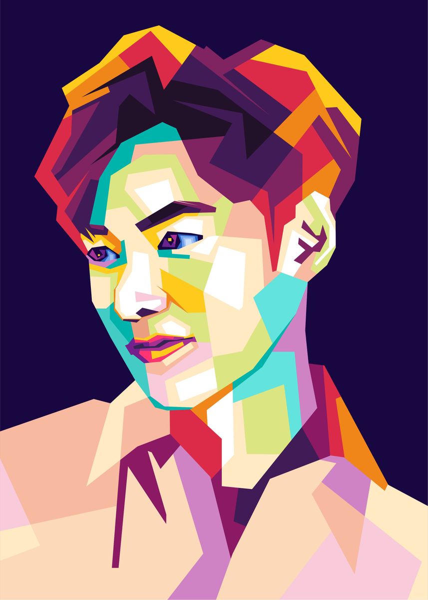 'Liminhp 1 wpap popart' Poster, picture, metal print, paint by Saidi ...